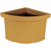Vaso Fioriera angolare decorativa classica tradizionale 40x40 H34 in polimero resistente impruneta per piante per giardini e terrazze - Made in Italy