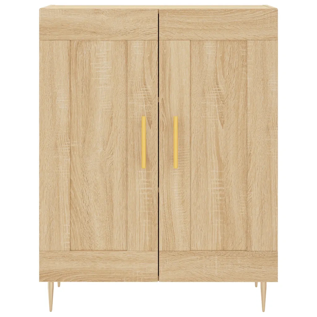 Credenza Rovere Sonoma 69,5x34x90 cm in Legno Multistrato 830183