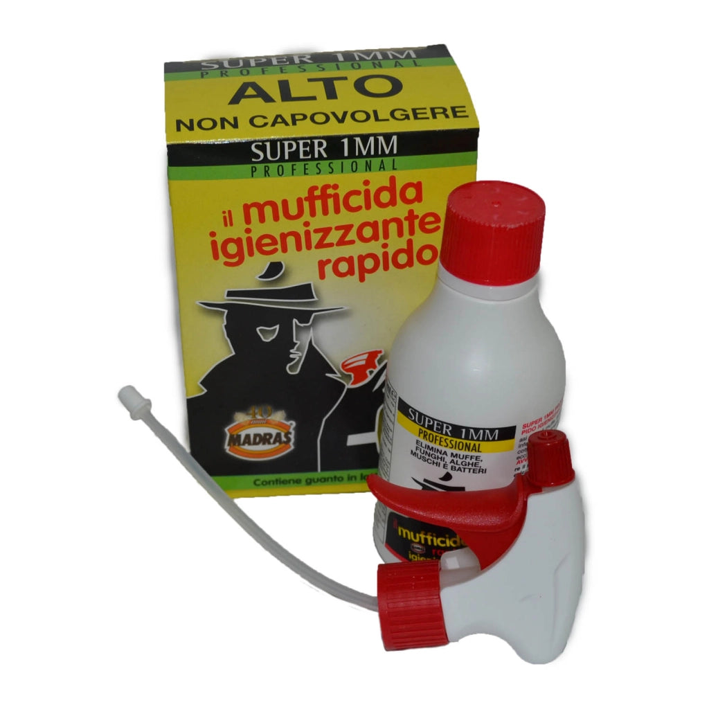 Mufficida igienizzante rapido super 1mm professional distgruggi muffa funghi 250ml
