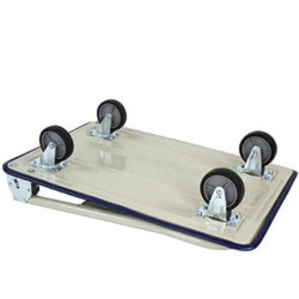 Trade Shop - Carrello Porta Pacchi Professionale Portatile Pieghevole Portapacchi 4 Ruote 150kg -