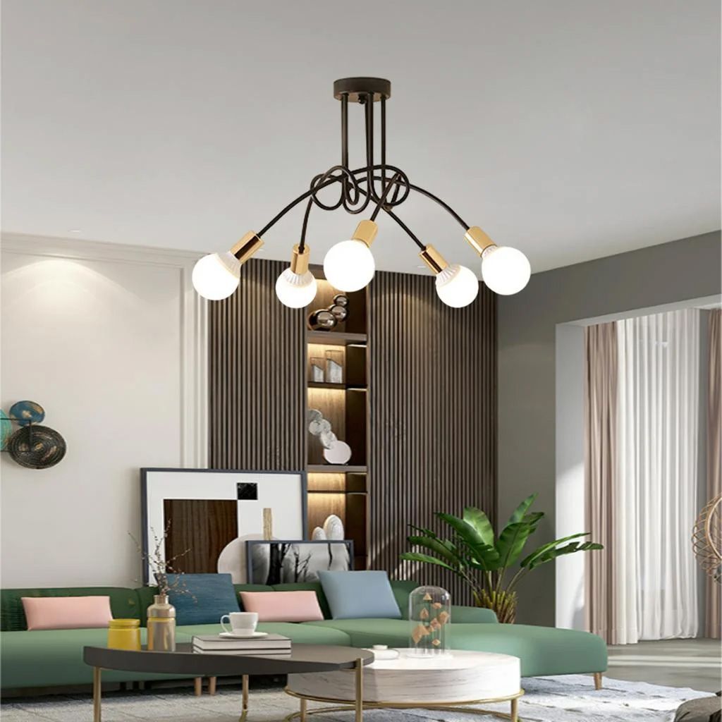 Lampada Paradise 5 Black Gold APP518-5C