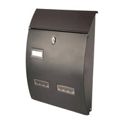 CASSETTA POSTALE PORTA RIVISTA '708B' cm 27 x 12 x H 40 - marrone  - MILLE