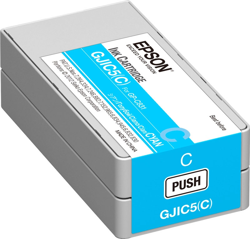 Epson GJIC5(C): Ink cartridge for ColorWorks C831 (Cyan) (MOQ=10)