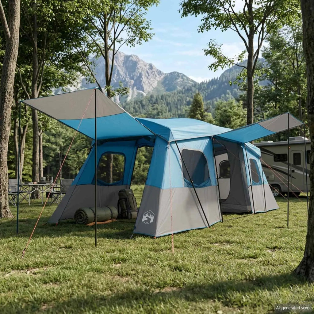 3 persona 3 persone Blu Poliestere 185T con rivestimento PU 42042275
