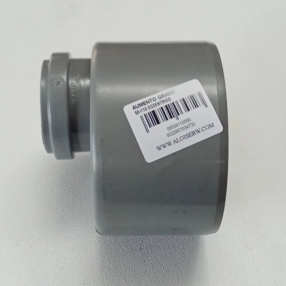 Aumento f 50 x m 110mm raccordo eccentrico con guarnizione