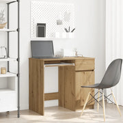 vidaXL Scrivania Rovere Artigianale 86x49x76 cm in Legno Multistrato