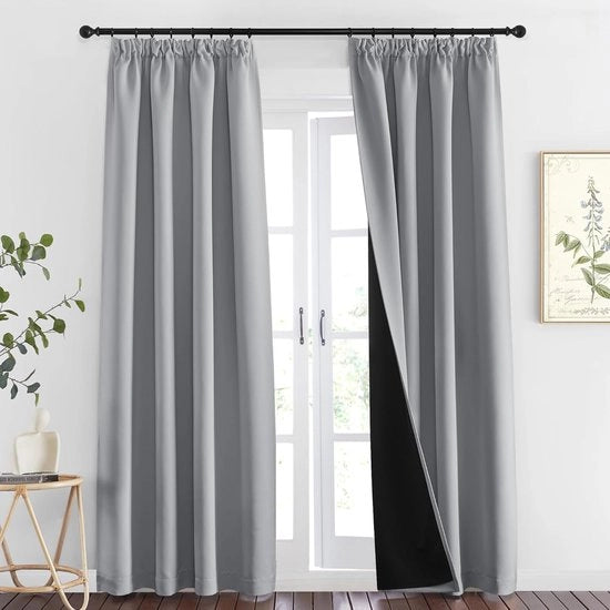 Gordini pronti all'uso con ganci - Tende pronte per l'appendi - Tende intermedie - Tende oscuranti - Camera da soggiorno - Camera da letto - Decorazione per finestre - Casa - Arredamento interno