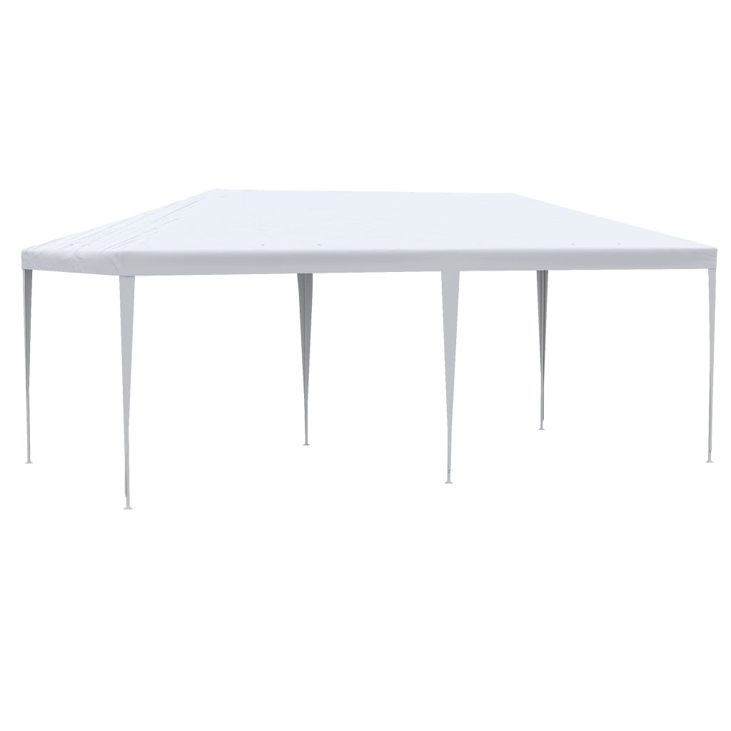 Tendostruttura da Giardino Pieghevole 5,83x2,95 m con Pannelli Rimovibili Bianco