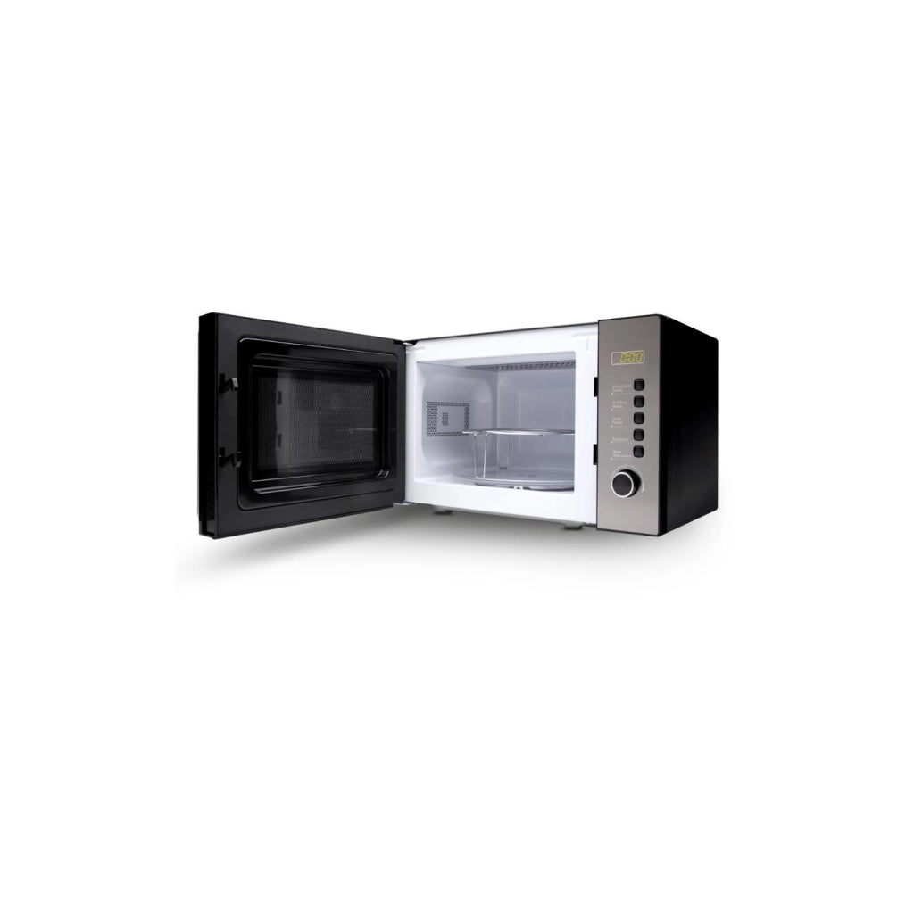 Forno microonde digitale con grill, display LED verde, piatto girevole 255mm, 700W 20 litri cucina - SOGO