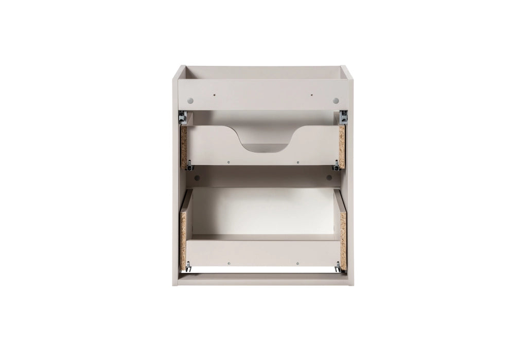 Mobile sottolavabo 50 cm 2 cassetti Nova Cashmere 50 x 57 x 39 cm
