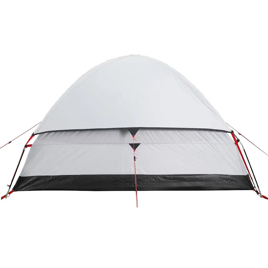 Tenda Familiare a Cupola 6 Persone Bianca Tessuto Impermeabile 94784