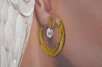 Dipinto su Tela Kloe Verticale 120x90x3 cm Cornice in Legno di Pino Multicolor