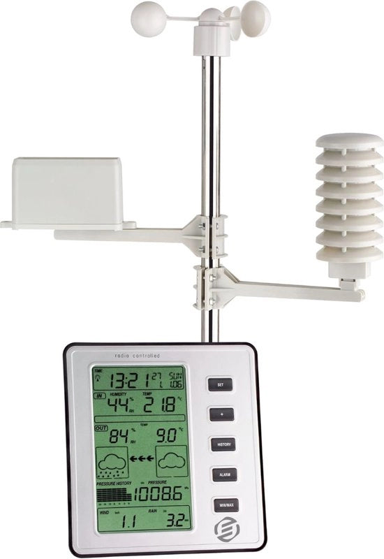 Stazione Meteorologica Interna ed Esterna - Stazione Meteorologica - Sensore Wireless - Termometro, Barometro, Umidificatore - Sensore Esterno - Temperatura - Previsioni Meteorologiche