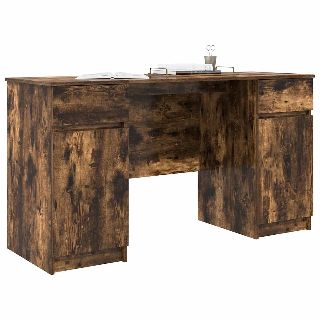 Scrivania Rovere fumo 140 x 49 x 76 cm Legno multistrato 3328511