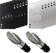 Decine di strumenti per aprire bottiglie, 2 set di accessori per servire vino, nuovo strumento per aprire bottiglie, apripistoni per bottiglie e strumenti per aprire bottiglie da gioco.