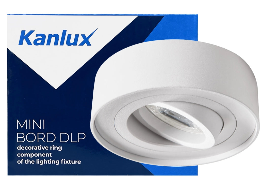 Kanlux MINI BORD faretto incasso tondo bianco orientabile GU10