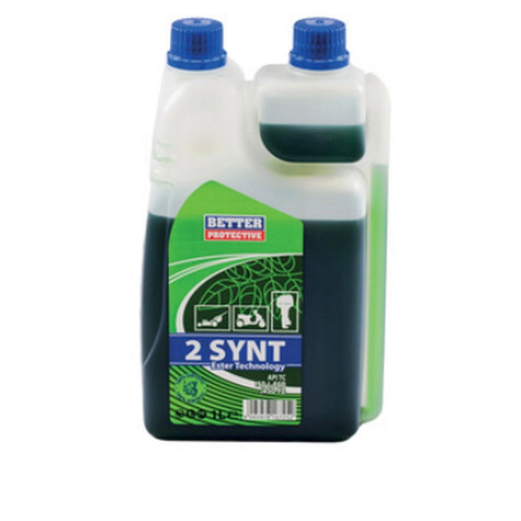 Olio per Miscela 2 Tempi 100% Sintetico Better Due Synt 1 l con Dosatore