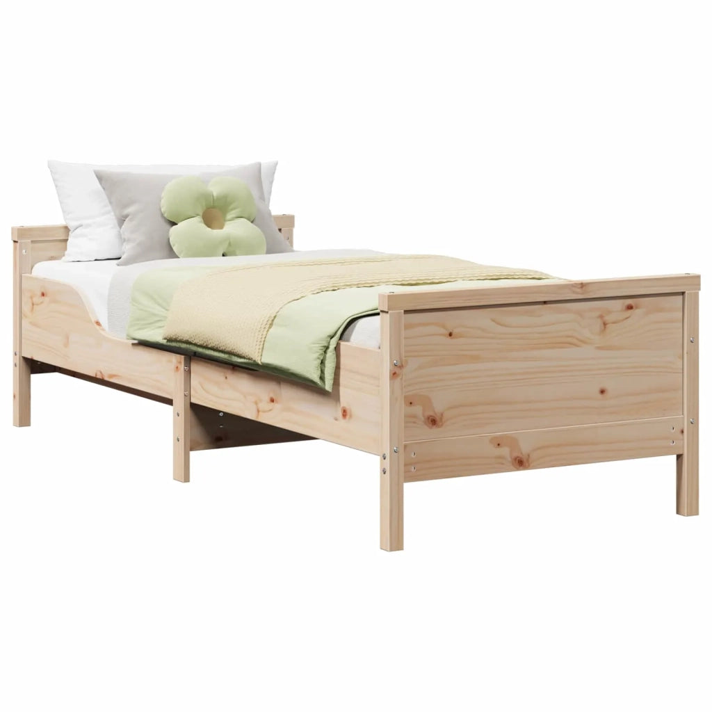 Struttura del letto Marrone 80 x 200 cm Legno multistrato