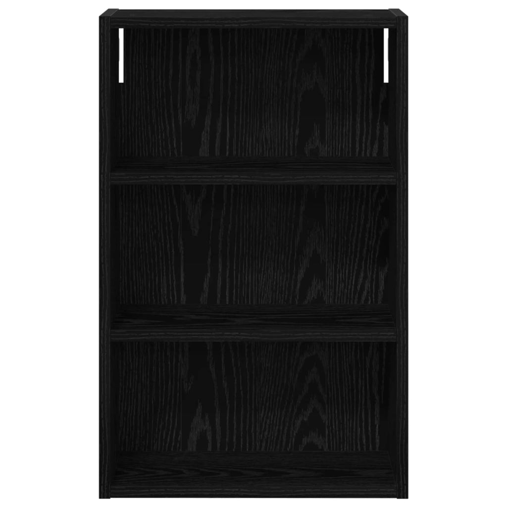 Armadio da bagno a muro Rovere Nero 40 x 16 x 62,5 cm