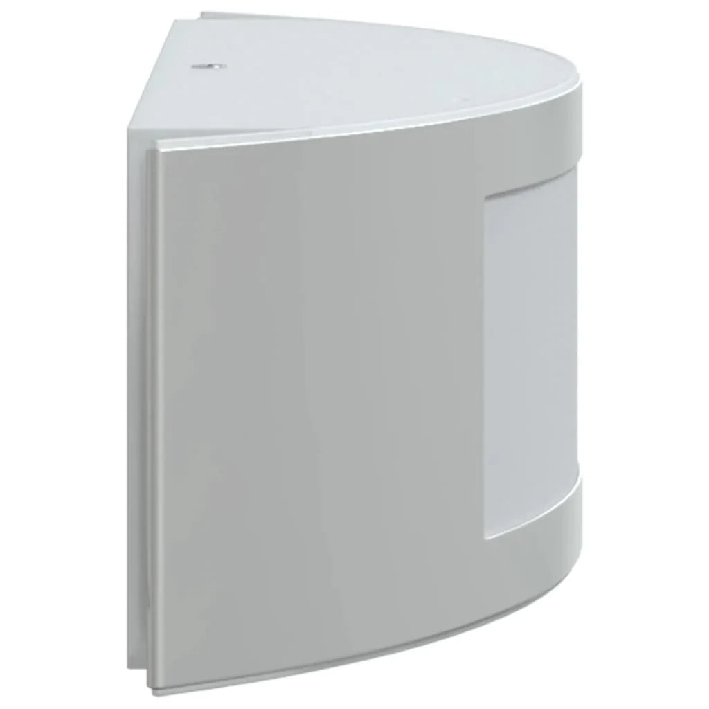 Set di 2 versatili ed eleganti applique da esterno 31,5 x 9 x 10 cm acciaio inox argento 02_0056613