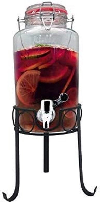 Dispensatore di miele / Dispensatore di sciroppo Dispensatore in vetro Dispensatore per miele Miele - Dispensatore per bevande Dispensatore per acqua, rubinetto, rubinetto a muro