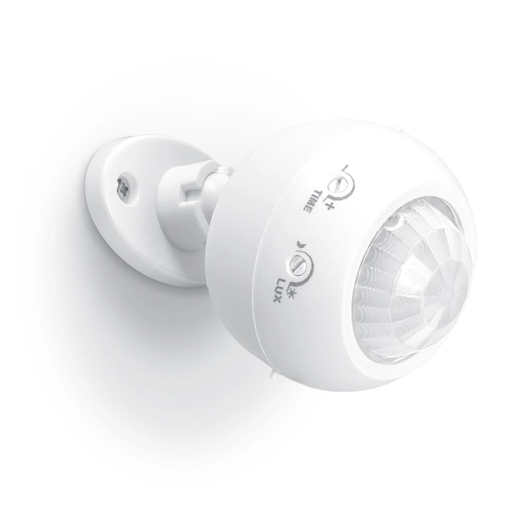 Sensore PIR movimento/lux Videx 1200W IP20 bianco 360°