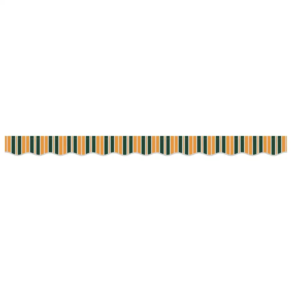 Tenda a Braccio Verde e giallo 230 x 20 cm Tela 42000799