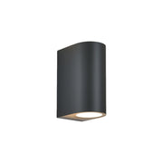APPLIQUE DRAPION 15X7X9,5CM NERO GU10 2X5W- 1,0 pz