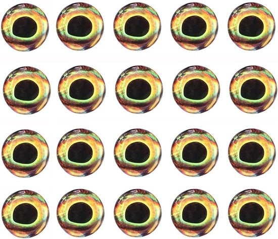 Lucciole Realistiche 4D Onde Visive - Per Pescare, Pescare con Mosca e Arti della Pesca - 20 Pezzi