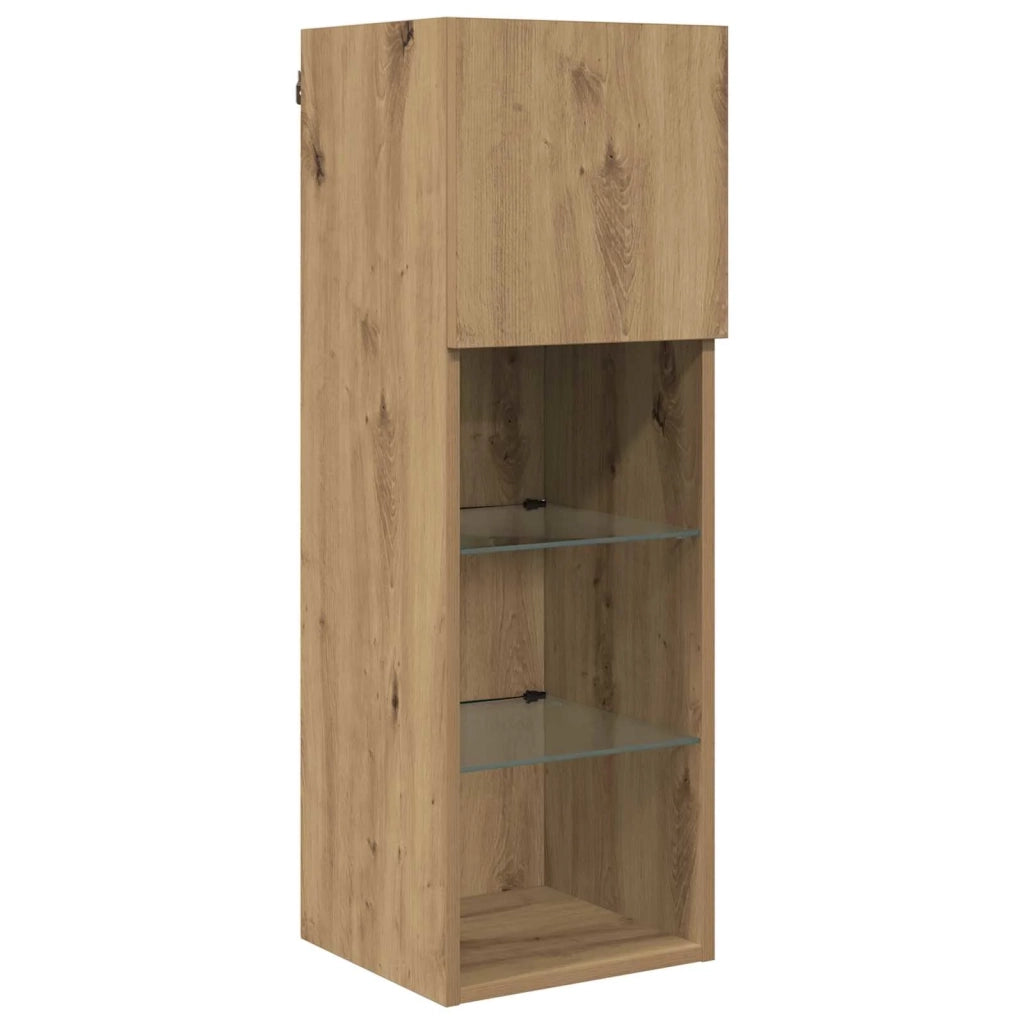 Unità TV da Parete 6 pcs Rovere artigianale Legno multistrato 3402933