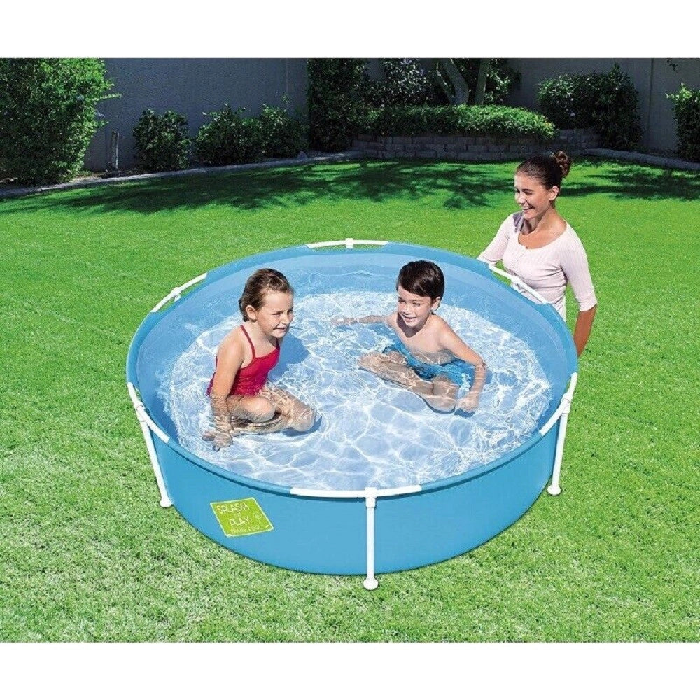 Trade Shop - Piscina Fuori Terra Steel Pro Frame Rotonda Da 152x38 Cm 580lt Per Bambini 56283 -
