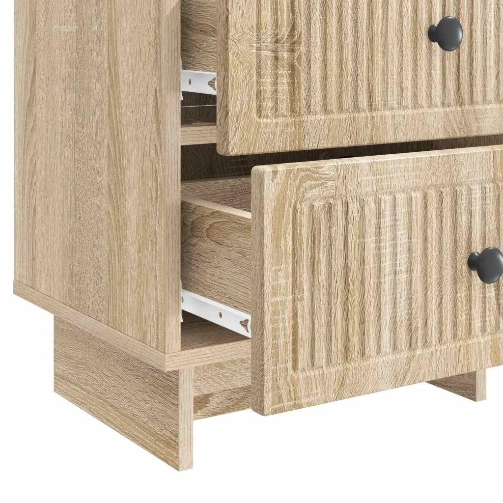Armadio da Notte con cassetto Rovere Sonoma 43 x 34,5 x 47,5 cm