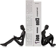 Sostegni Decorativi per Libri - Supporti in Acciaio per Libri Grossi - 2 Pezzi - Moderno - Metallo