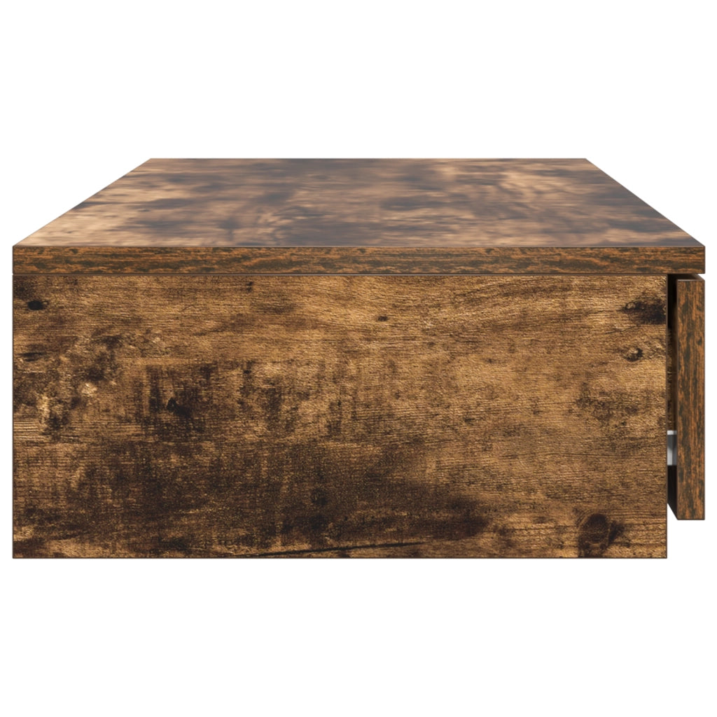 Cassetti per Letto  in Rovere Affumicato 100x36,5x16,5 cm in Legno Ingegnerizzato