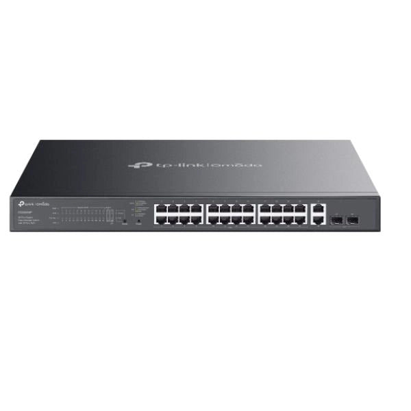 Tp-link omada es228gmp switch di rete gestito l2 gigabit ethernet (10/100/1000) supporto power over ethernet (poe) nero