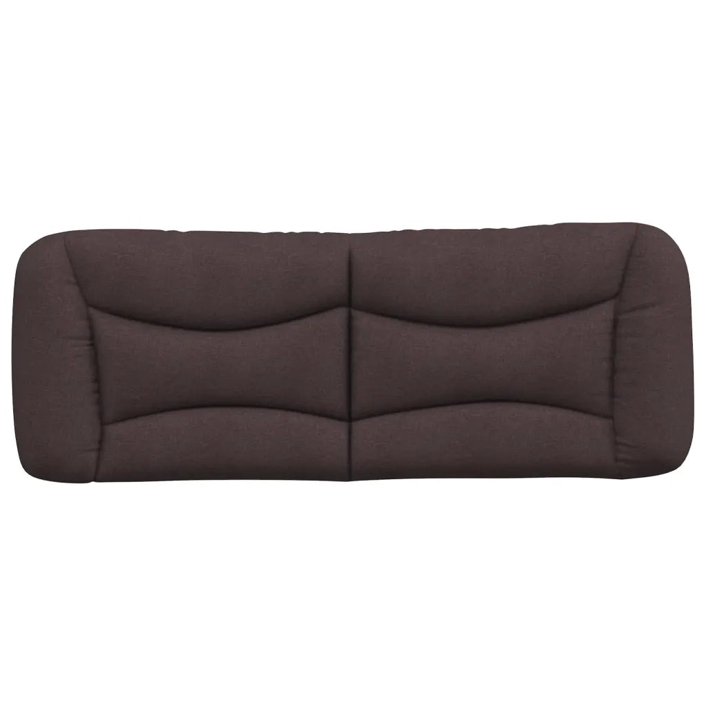 Cuscino Testiera Hvar Marrone Scuro 140 cm in Tessuto CFW4139072