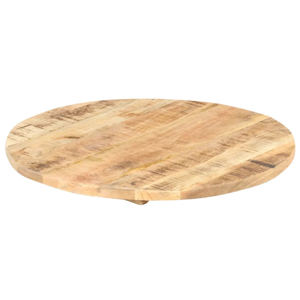 Piano Tavolo in Legno Massello di Mango Rotondo 25-27 mm 50 cm 286005