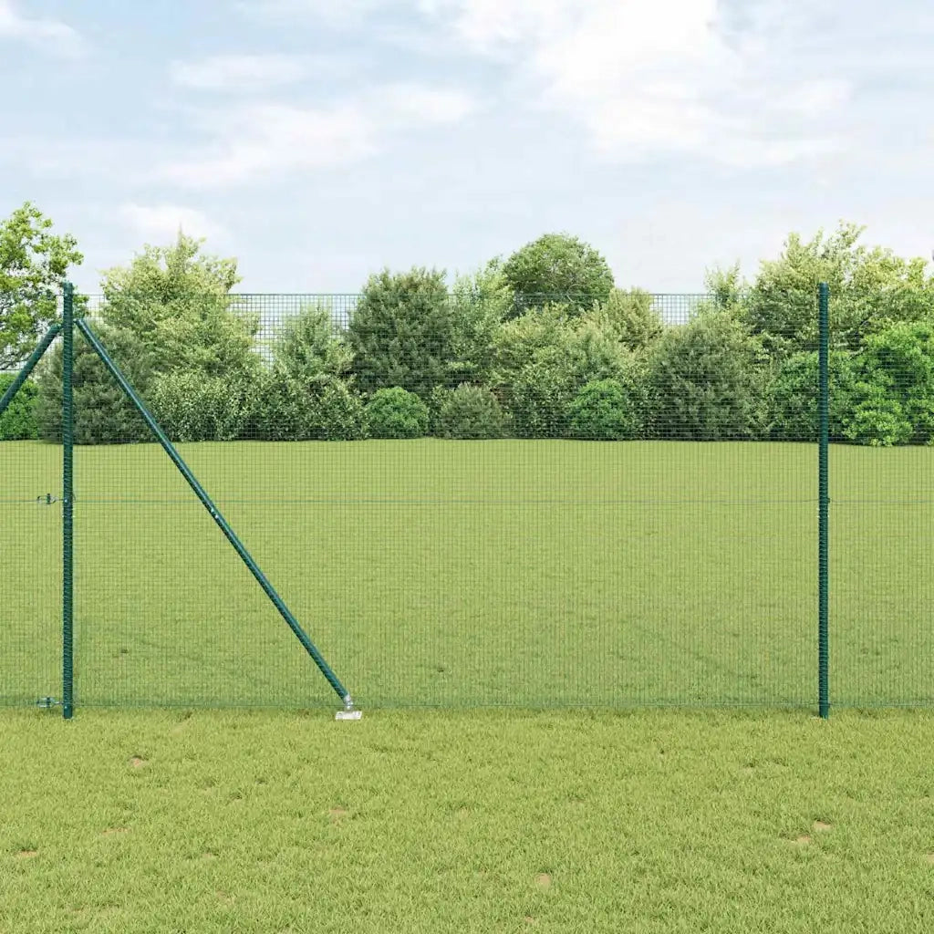 Palo della recinzione Verde 10 x 1,6 m (rete 16 x 16 mm)