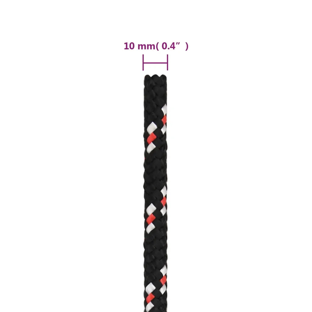 Corda Nautica Nera 10 mm 25 m in Polipropilene cod mxl 42846
