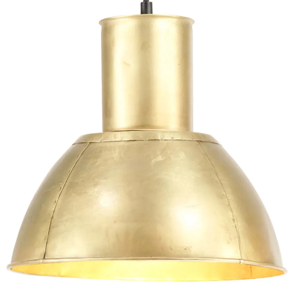 Lampada a Sospensione 25 W Ottone Rotonda 28,5 cm E27 cod mxl 64339
