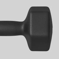 Set 2 Manubri Esagonali da 2x8 kg in Metallo e Plastica con Impugnatura Antiscivolo, 24x11x11 cm, Nero
