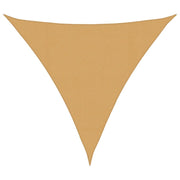 Vela Parasole | Telo Ombra | Vela da ombra 160 g/m2 Triangolare Sabbia 4x4x4 m in HDPE