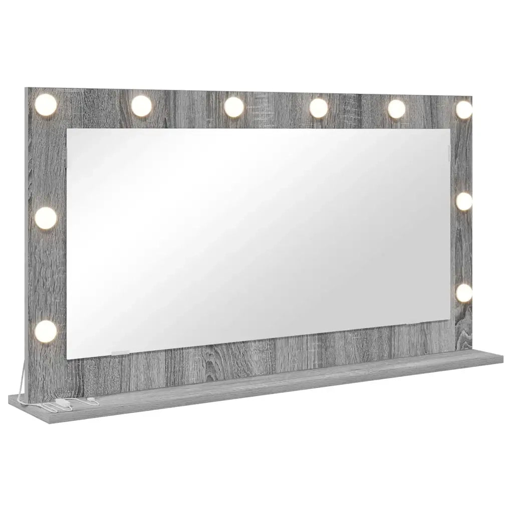 Specchio da Vanità Grigio Sonoma 100 x 55 x 18 cm Rettangolare 868306