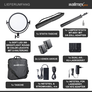 Soft LED 300 Round Bi Colour Set2