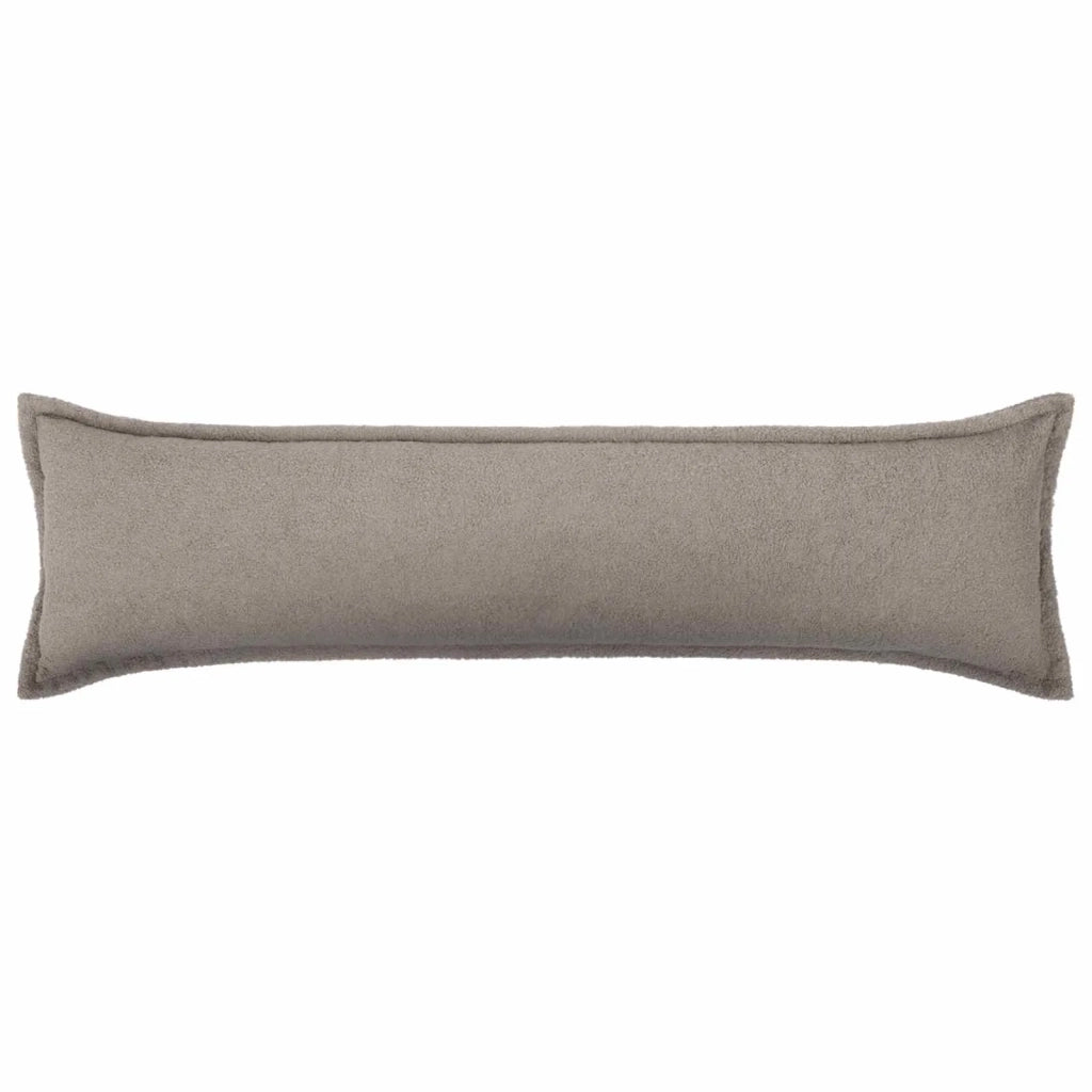 Federa 2 pcs HOUTEN Grigio Chiaro 40 x 145 cm Bouclé 917227