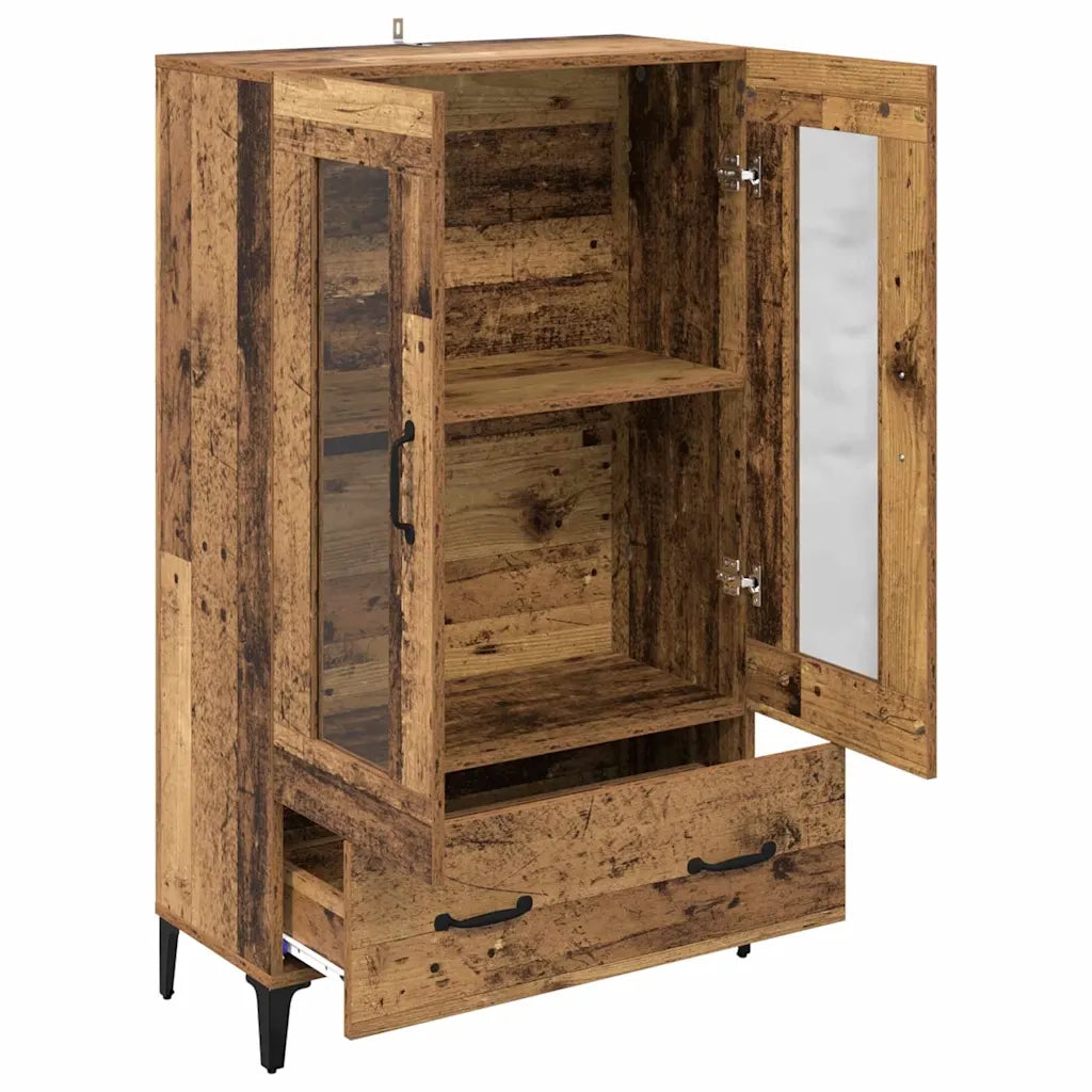 Credenza con cassetto Legno vecchio 70 x 31 x 115 cm 880860