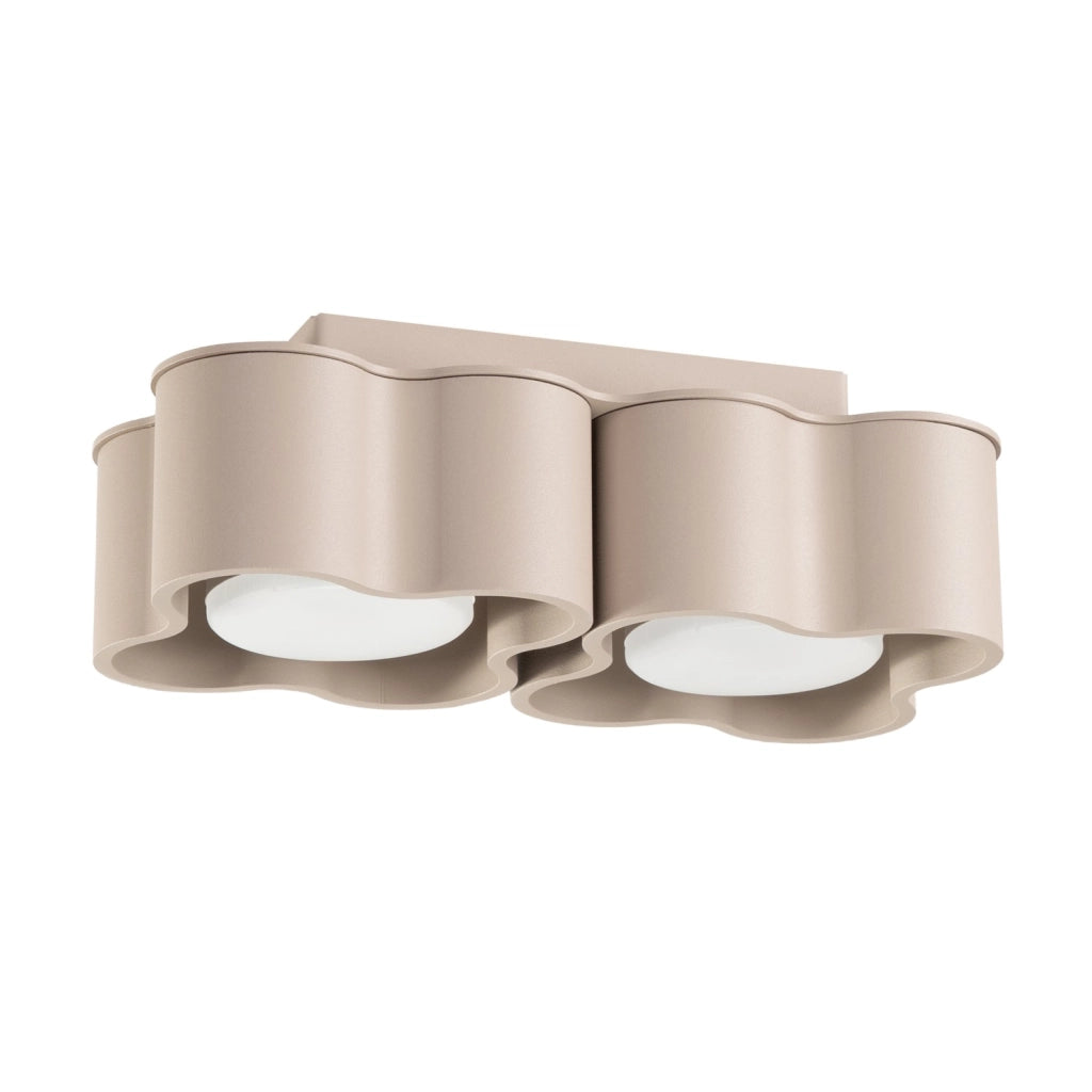 Plafoniera OVIO 2 tortora Gx53