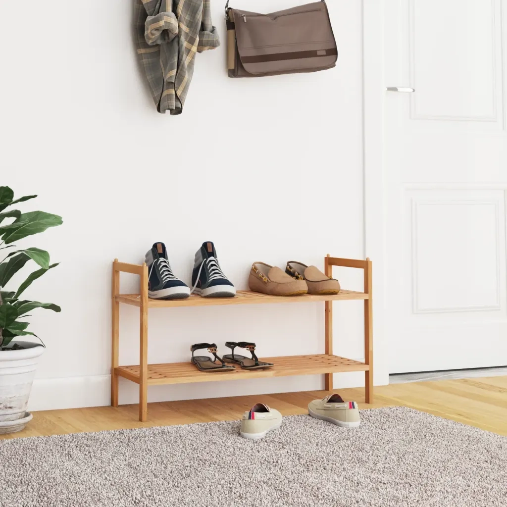 Scarpiera | Mobile per scarpe 69x27x41 cm in Legno Massello di Noce