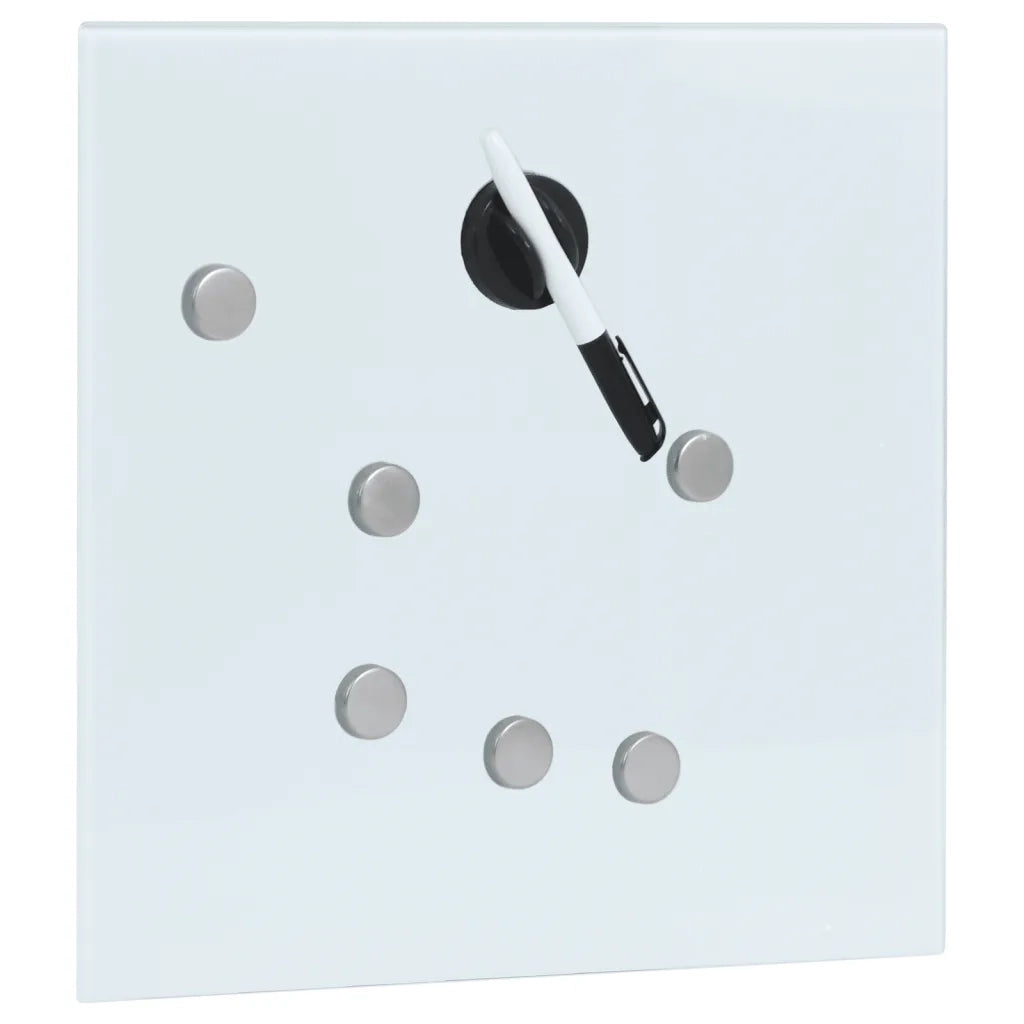 Cassetta Portachiavi con Lavagna Magnetica Bianca 35x35x4 cm 322776