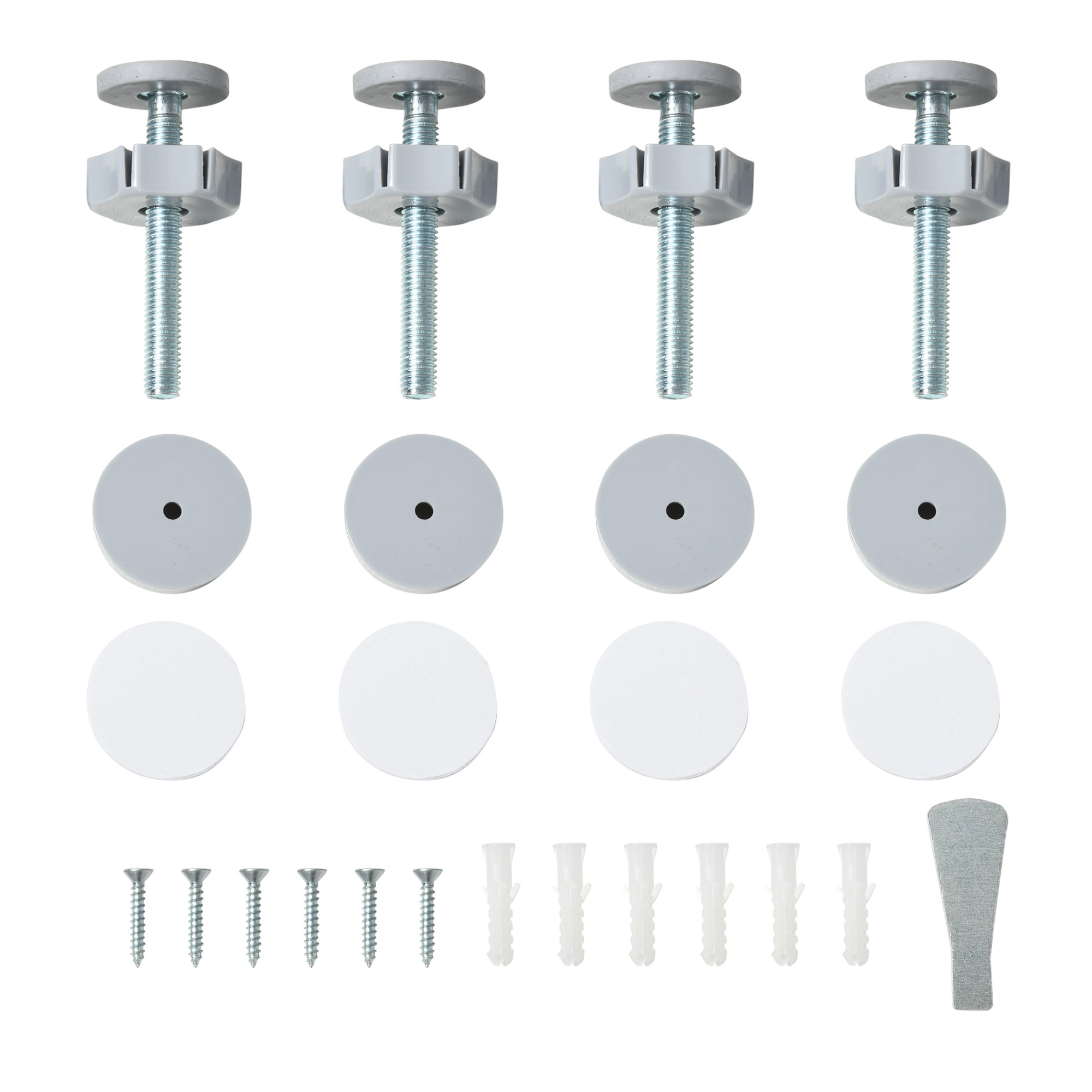 Cancelletto per Cani Regolabile 76-103cm con Chiusura Automatica Acciaio Bianco